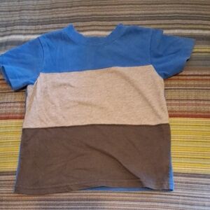 Garanimals Color Block Tee - Blue, Gray, Brown